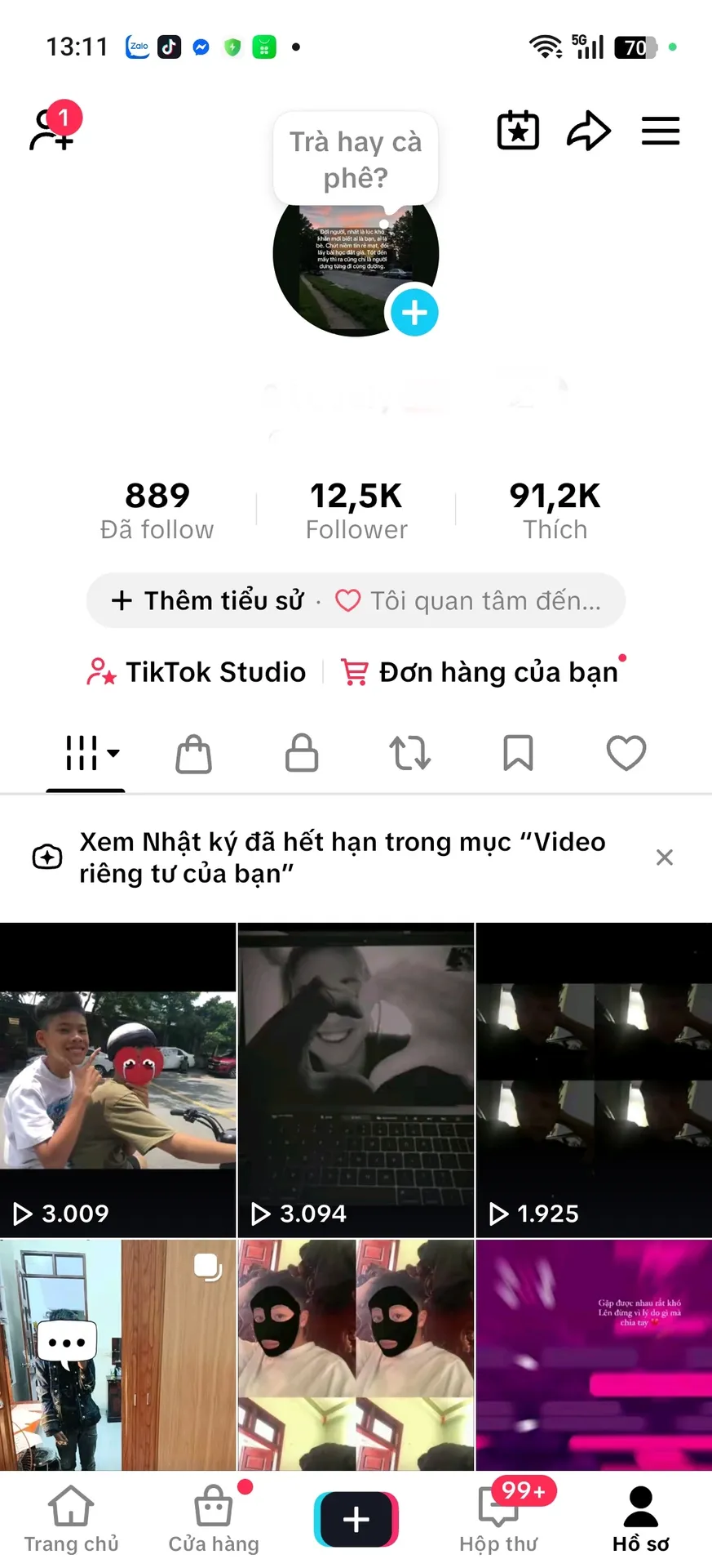 Chủ Đề Cá Nhân Nam